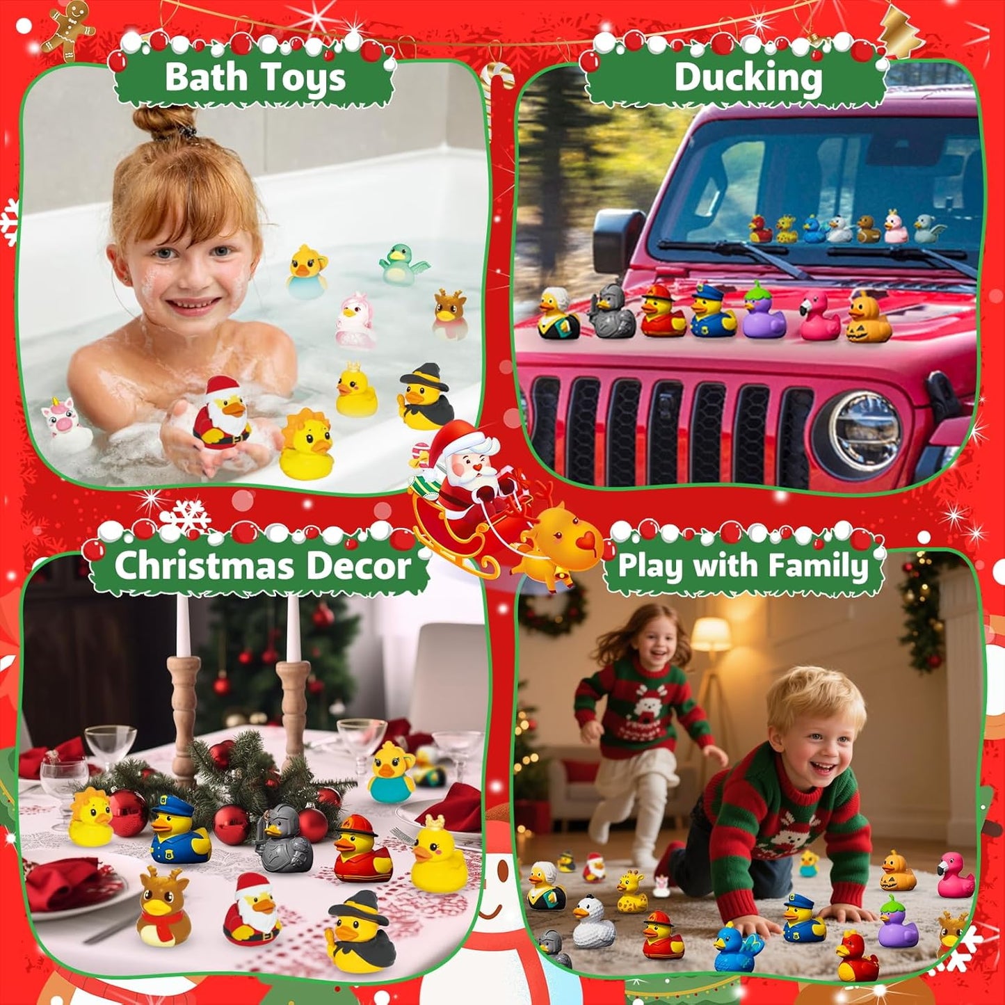 Rubber Duck Advent Calendar 2026 - 24 Days of Fun Bath Toy Surprises for Kids & Toddlers