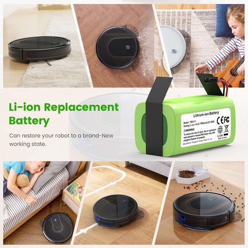 Labtec 14.4V 4000mAh Replacement for Eufy Battery RoboVac 11, 11S, 11S, MAX, 30, 15C, 15T, 12, 35C and Ecovacs Deebot N79S, DN622 Vacuum Cleaner Battery