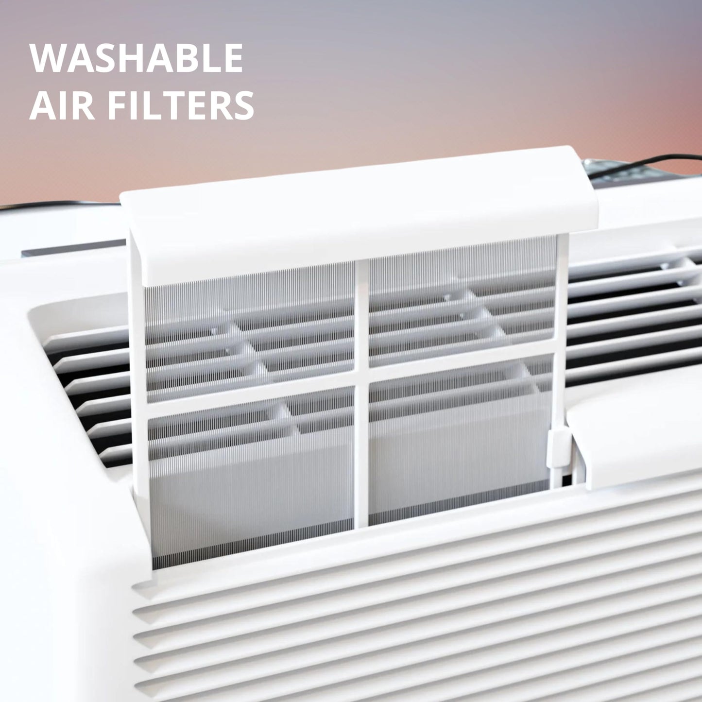 OLMO 15,000 BTU PTAC Heating and Cooling Packaged Terminal Air Conditioner with Heat Strip (R32 Refrigerant) and 5 kW Electric Heater Including Wireless Smart Kit, Remote Controller, and a Power Cord