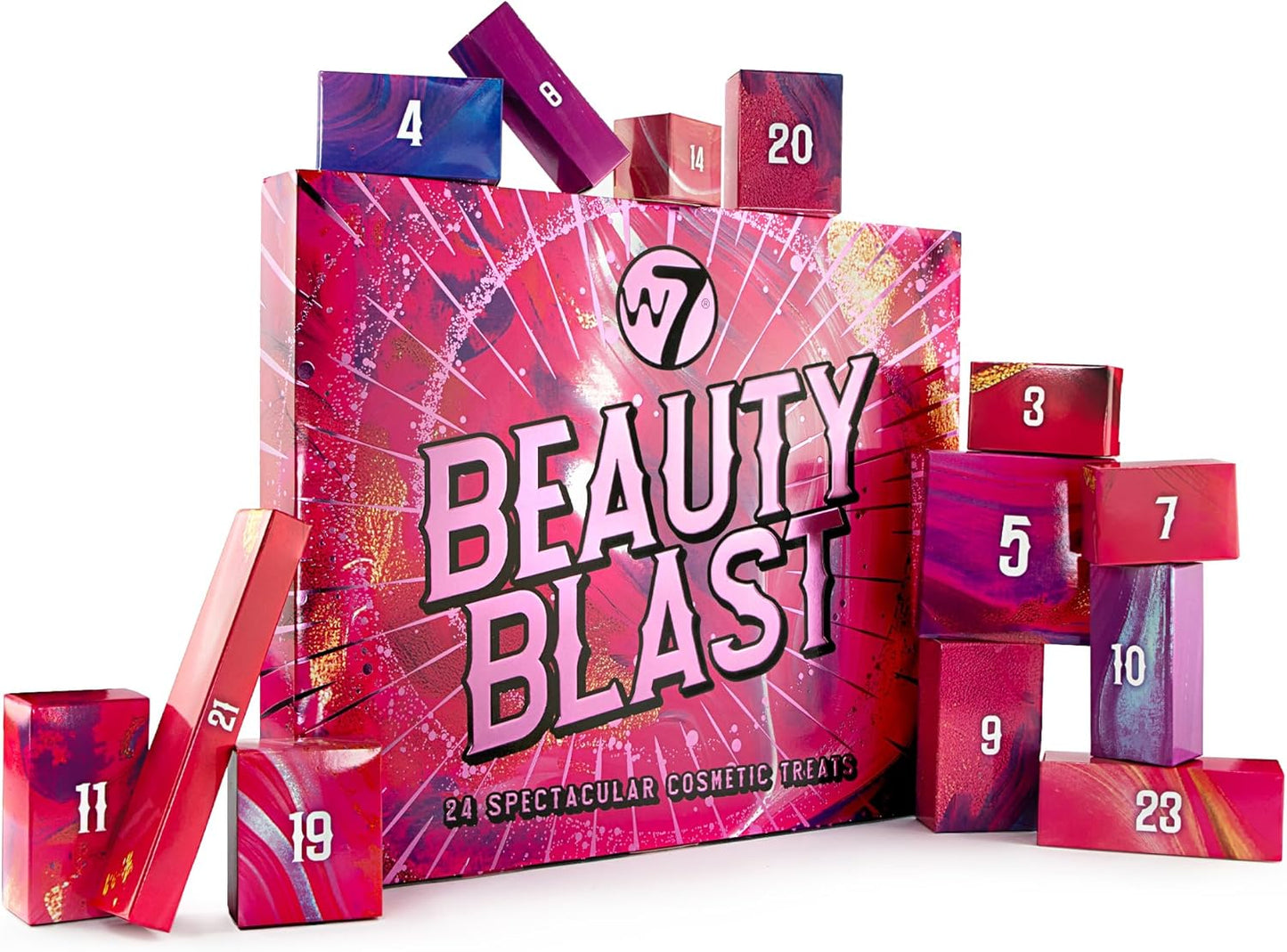 W7 Beauty Blast Makeup Advent Calendar 2025 | 24 Days of Cruelty-Free Surprises & Gifts