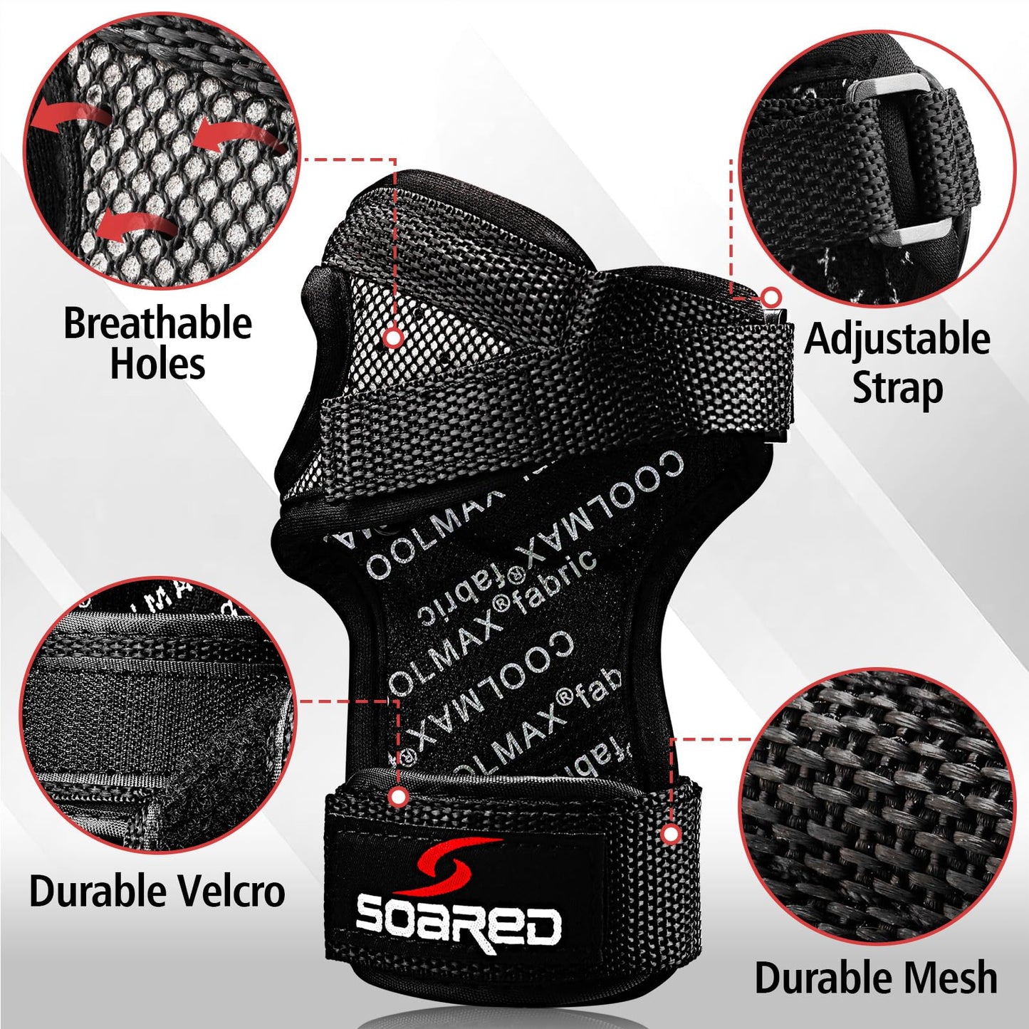 Wrist Guard Protective Gear Wrist Brace Impact Sport Wrist Support for Skating Skateboard Snowboarding Skiing Motocross