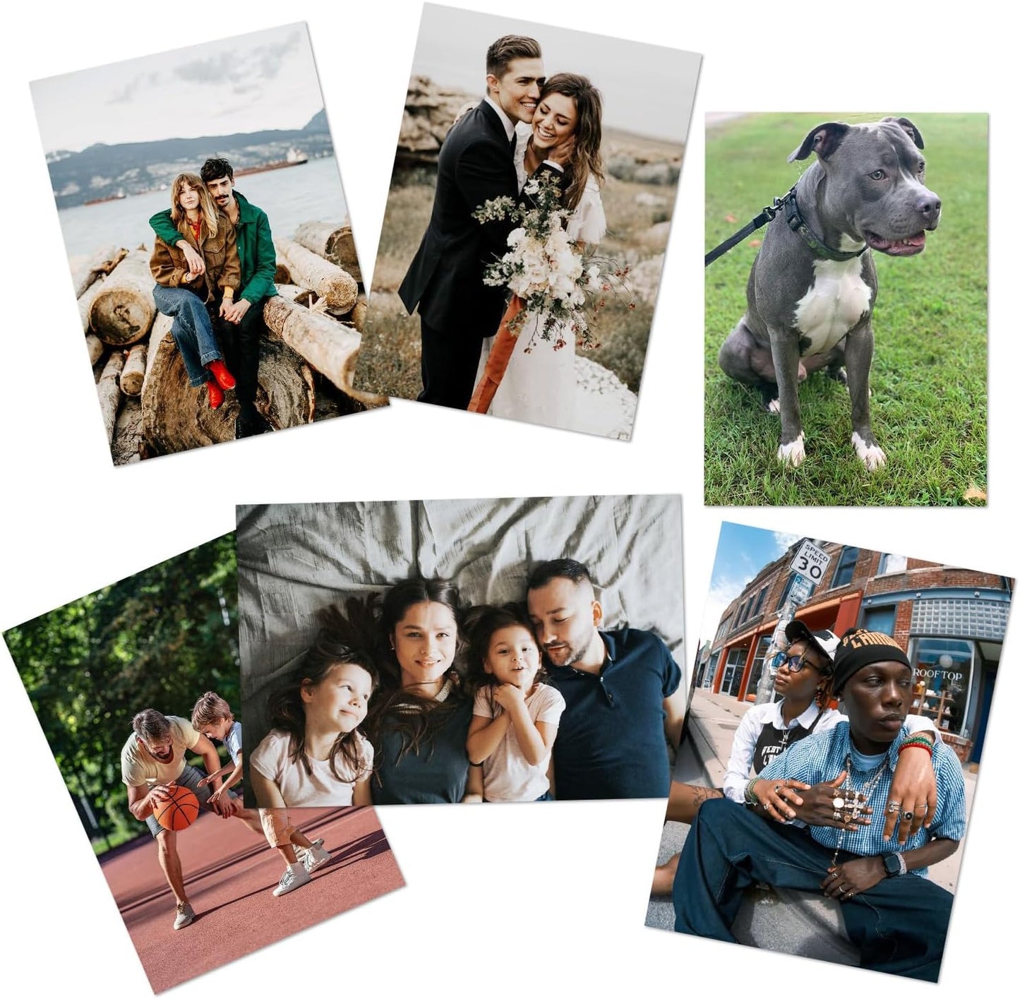ZXDZSM Custom Photo Prints - Personalized Glossy Photos | Standard Size (4 x 6 Inches, 6 Pcs, Unframed)