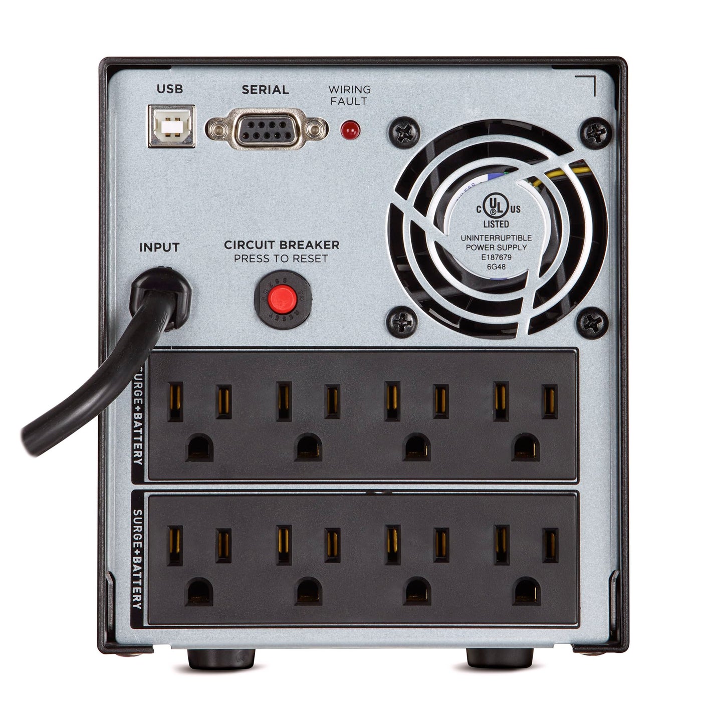 CyberPower OR1000PFCLCD PFC Sinewave UPS Battery Backup and Surge Protector, 1000VA/700W, 8 Outlets, AVR, Mini-Tower, UL Certified