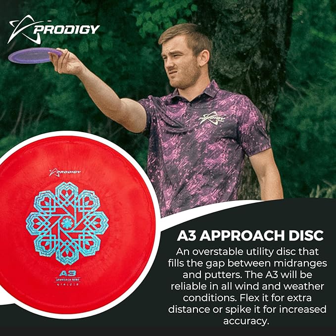 Prodigy Disc 200 Plastic Disc Golf Set | Beginner Golf Discs Set | Set of 5 Disc Golf | Includes Putter, Approach, Midrange, & 2 Drivers | Disc Golf Starter Set for Men | Disc Golf Equipment