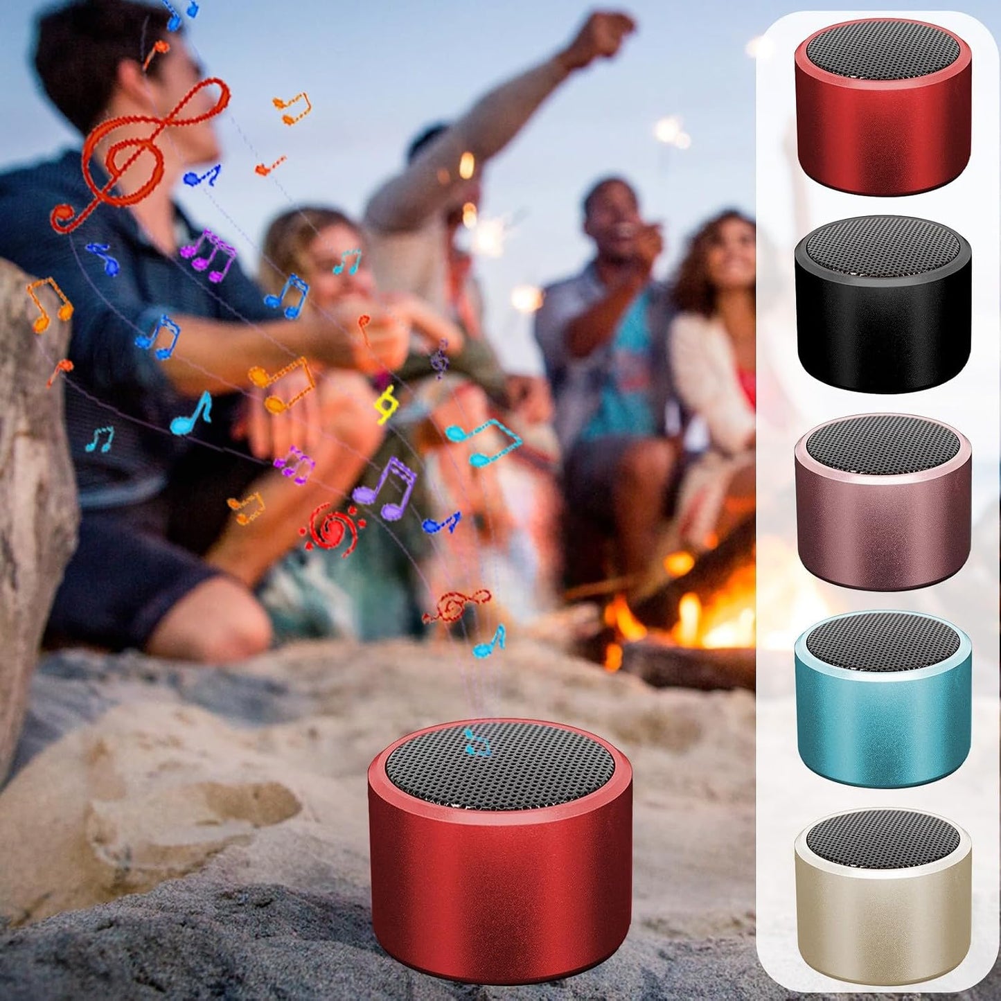 Lovskoo Magnetic Knob Computer Speakers for Desktop Pc Laptop Portable Small Mini Speaker for Pc Computer Smart Tv