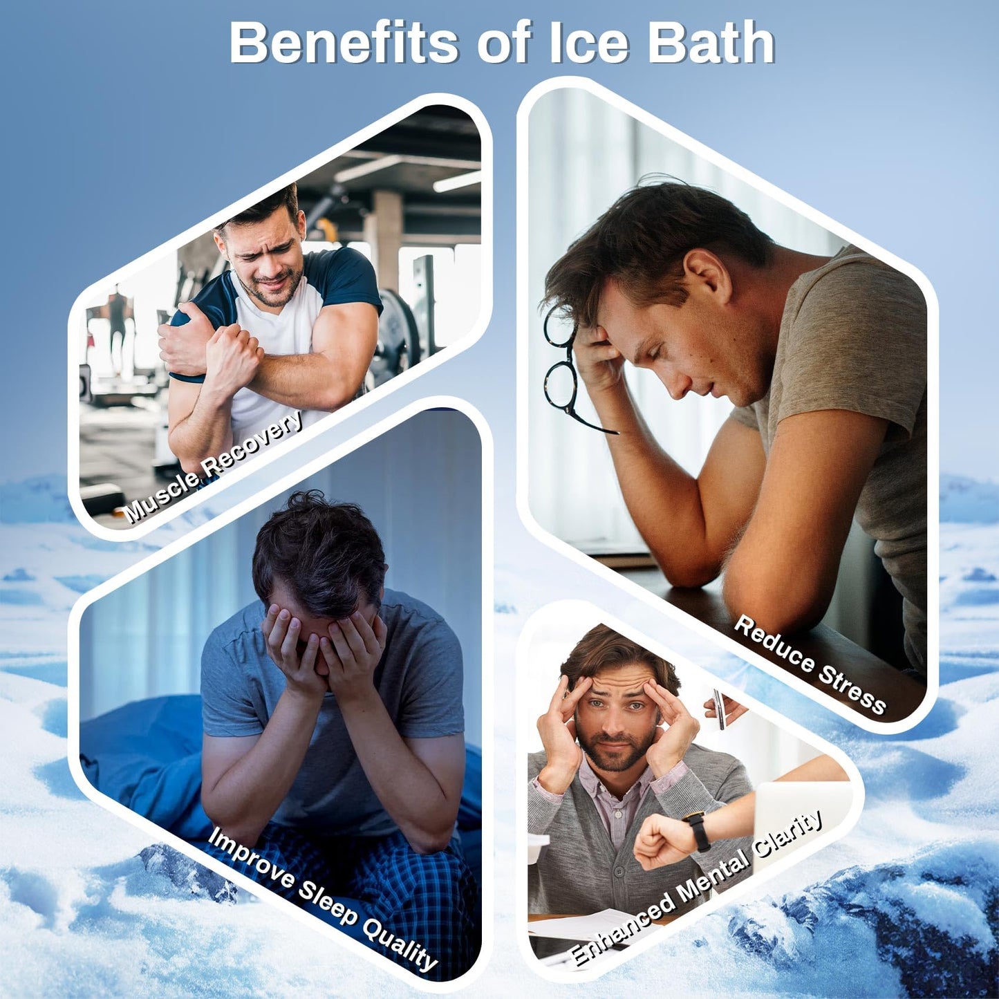 Treeshome Ice Bath Water Chiller for Cold Plunge Tub, 1/3 HP Cold Plunge Chiller with Filter & Pump, Insulated Hoses, Ideal for Therapy Recovery 110V