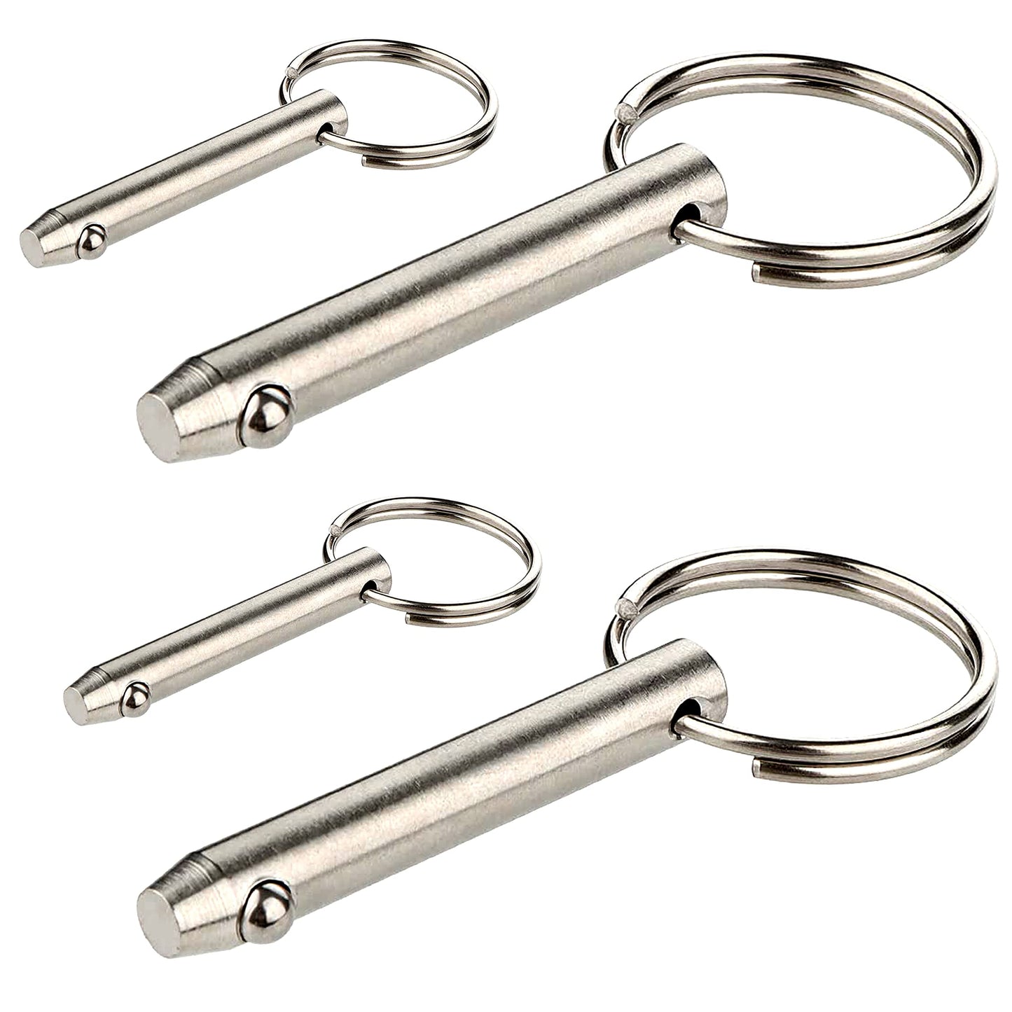 (4PCS 1/4" Quick Release Pin Set Replacement Total Gym Hitch Pins XLS XL Fit 2000 3000 Electra Pin