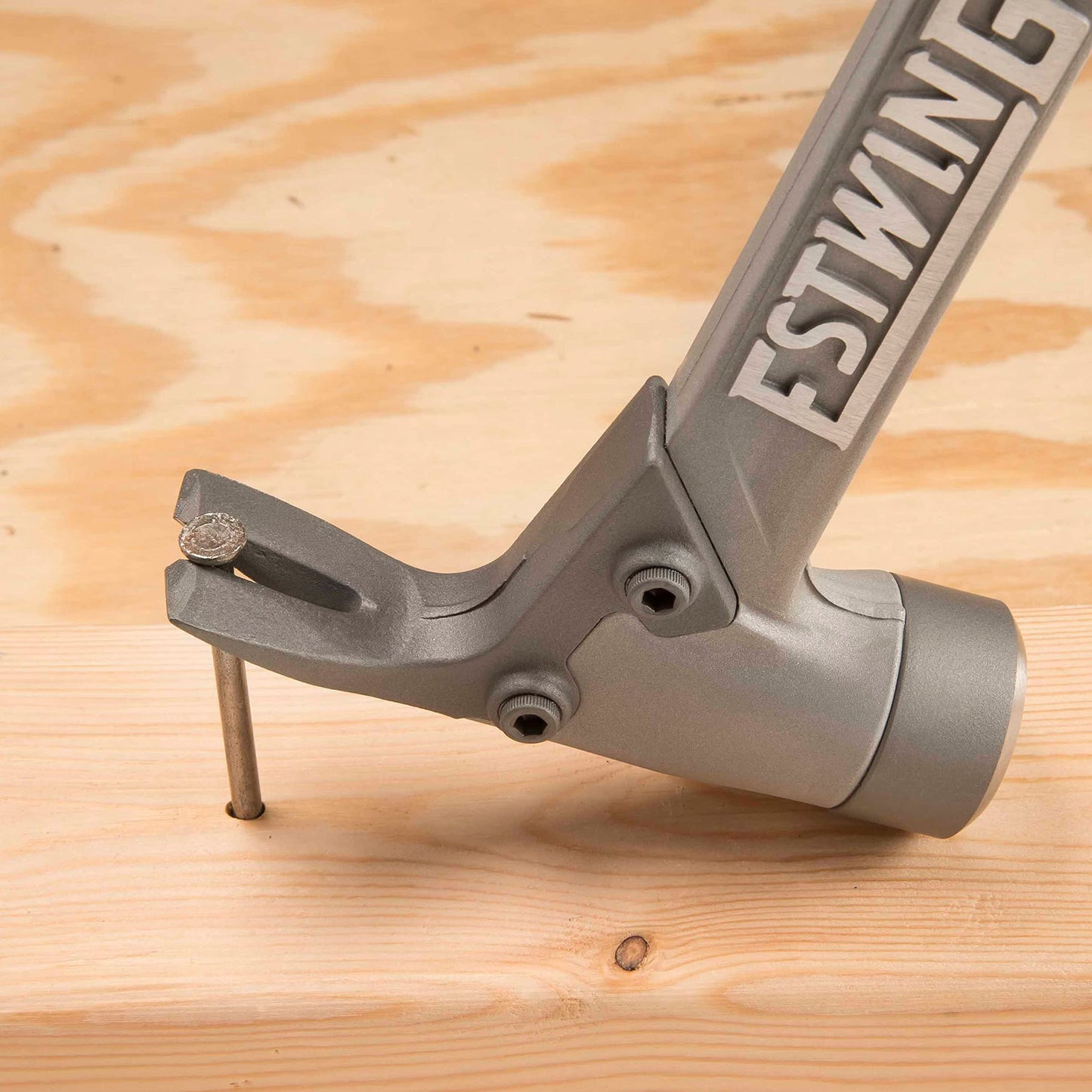 ESTWING AL-PRO Aluminum Framing Hammer - 14 oz Straight Rip Claw with Smooth Face & Shock Reduction Grip - ALBL , Blue