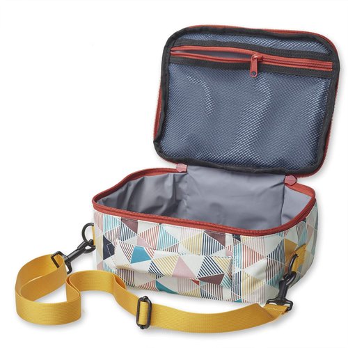 KAVU Lunch Box Insulated Padded Leak Proof Crossbody Meal Pack, Triblinds