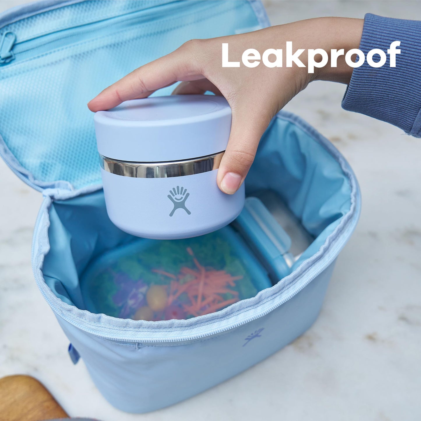 Hydro Flask 12 oz. Insulated Food Jar - Stainless Steel with Leak Proof Cap , Birch