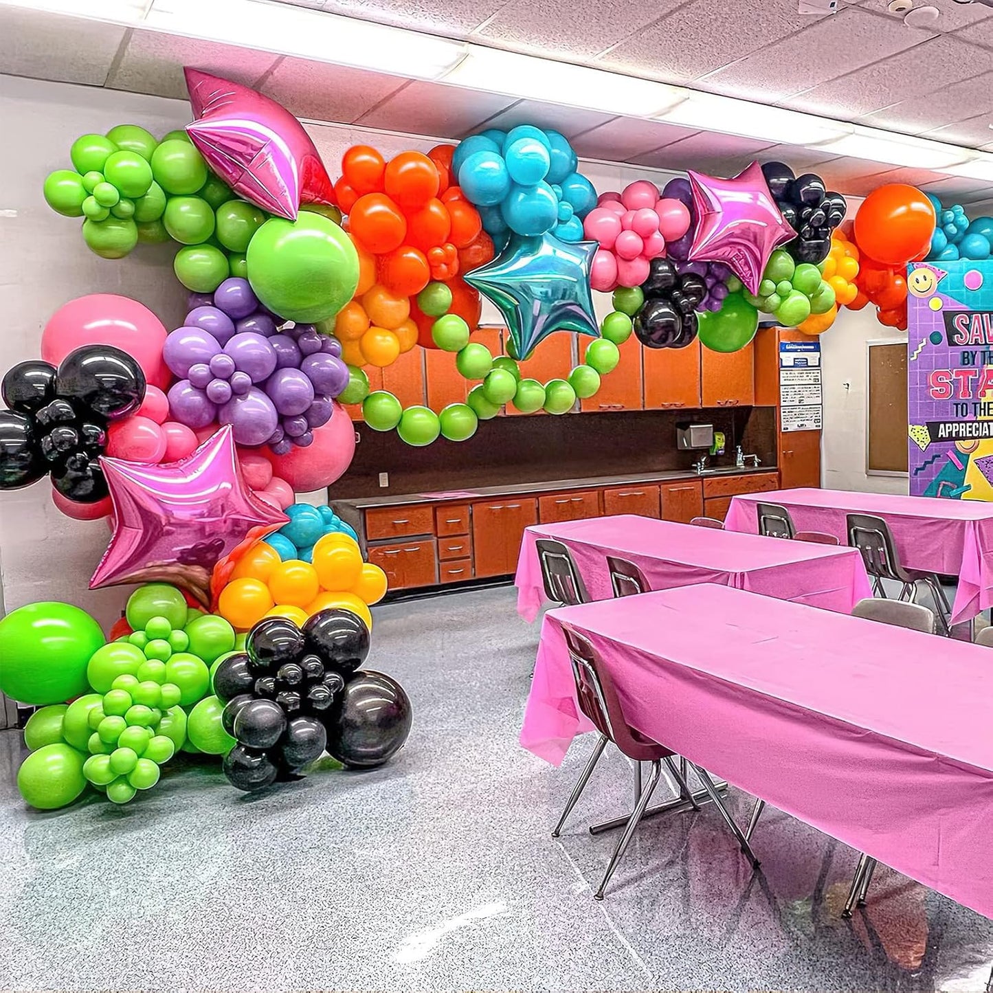 YAOWKY Green Balloons Kit - 100PCS Latex Balloons in 5, 10, 12, 18 Inches | Perfect for Parties & Events