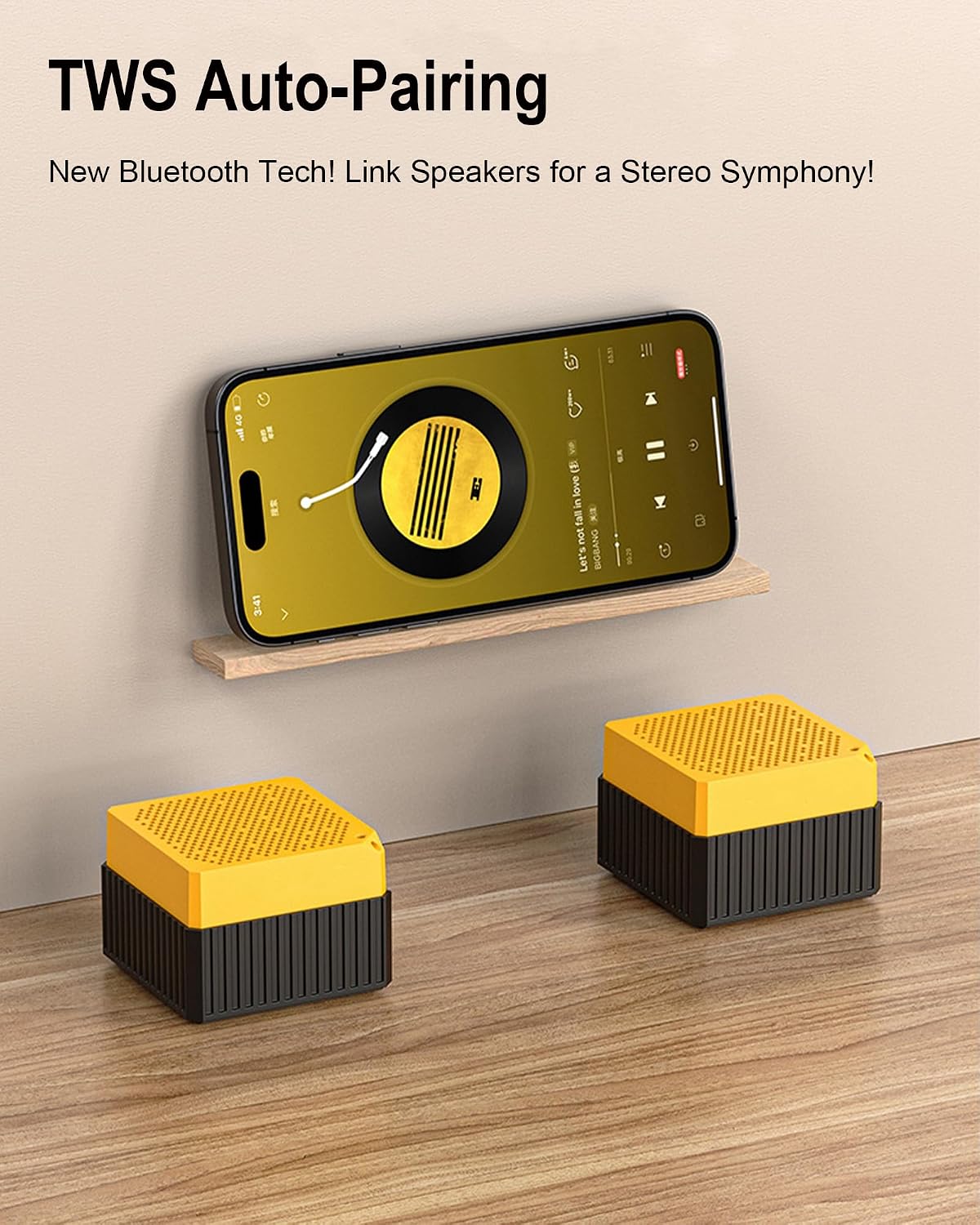 AYJBKL IPX6 24H 5.3, Portable Bluetooth Speakers, Waterproof Wireless Outdoor Small Speaker with Playtime, HD Stereo