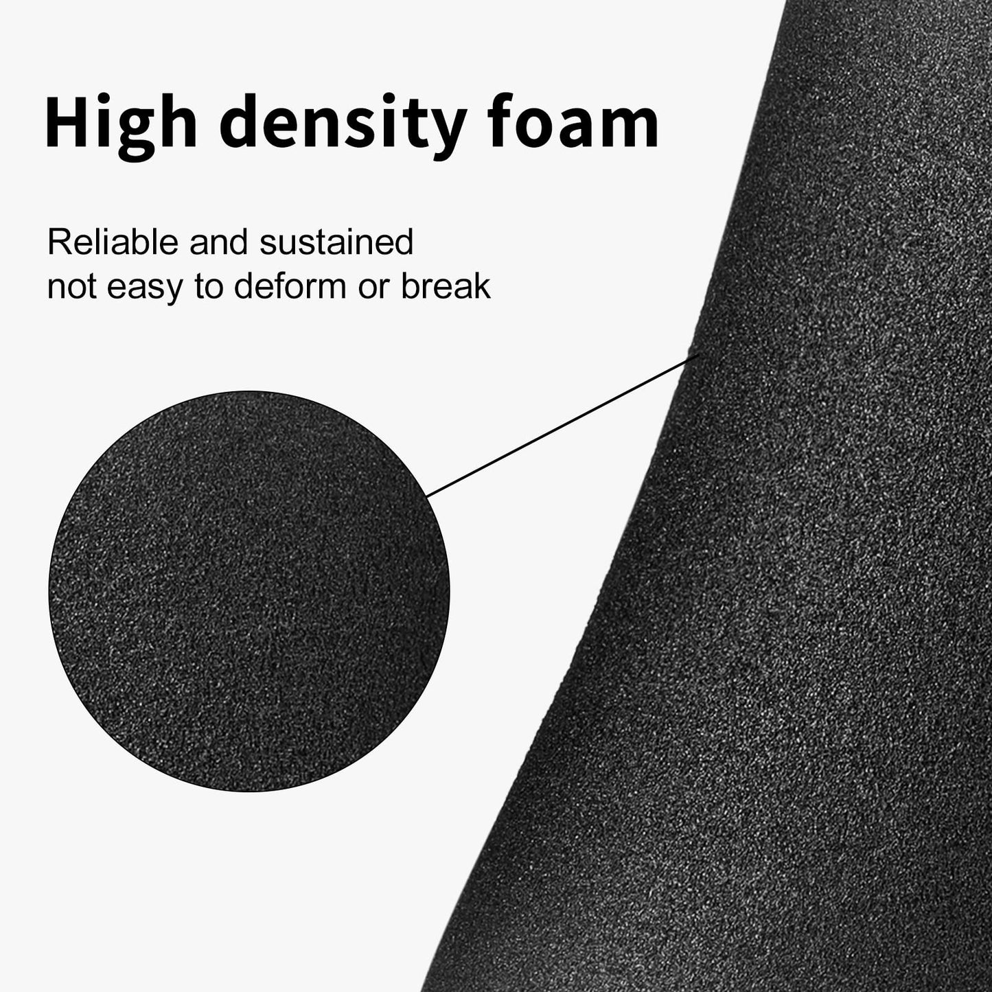 Sratte 4pcs Foot Foam Pads Rollers Set Weight Bench Replacement Pads Inversion Table Parts for Leg Extension Gyms Exercise Equipments