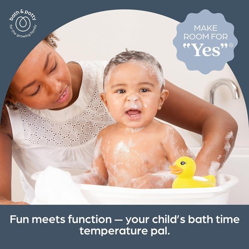Dreambaby Duck Baby Bath Thermometer - Instant Digital Water & Room Temperature Reader | Fun Floating Toy for Newborns