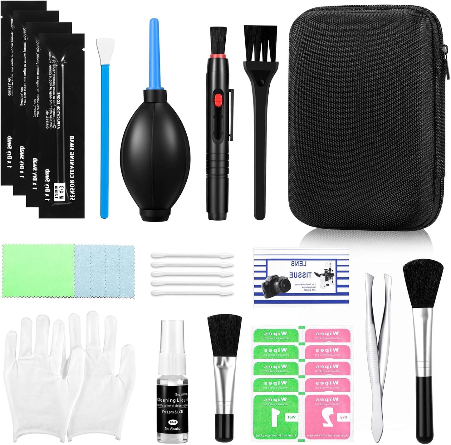 AJWXWO A7III Camera Cleaning Kit for DSLR & Mirrorless Cameras - Camera Accessories Lens, Sensor & Camera Lens Cleaning