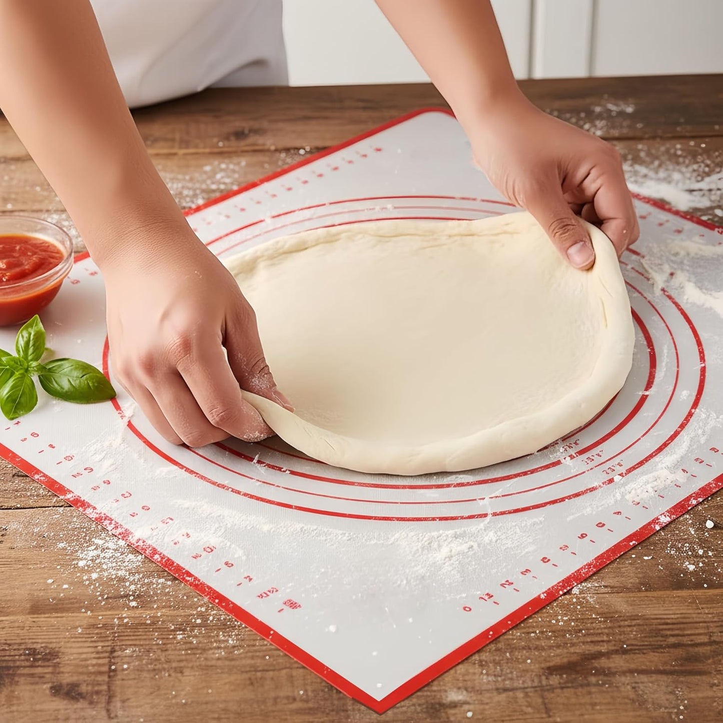 Silicone Baking Mat by Extra Large | Non-Stick, Heat-Resistant Dough Roller – 31.5'' x 24'' Easy Clean