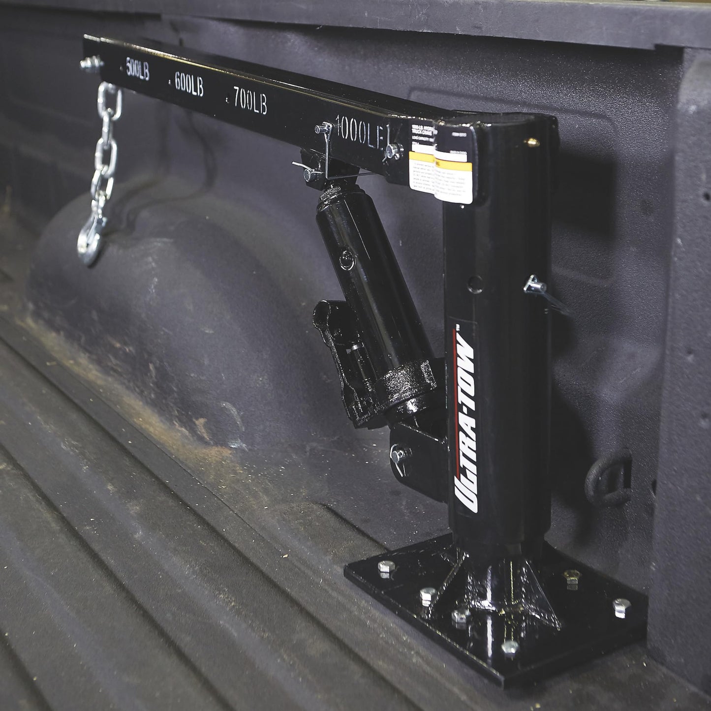 Ultra-Tow Hydraulic Pickup Truck Crane - 1000-Lb. Capacity