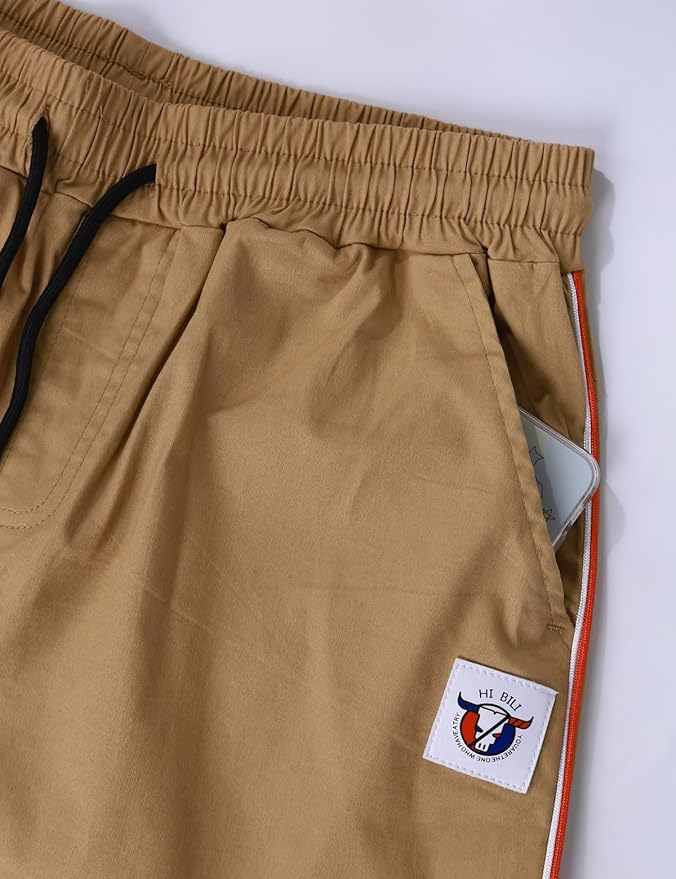 Men Joggers Chino Cargo Pants Hiking Outdoor Recreation Pants Twill Fitness Track Jogging Pants Casual Cotton Pants