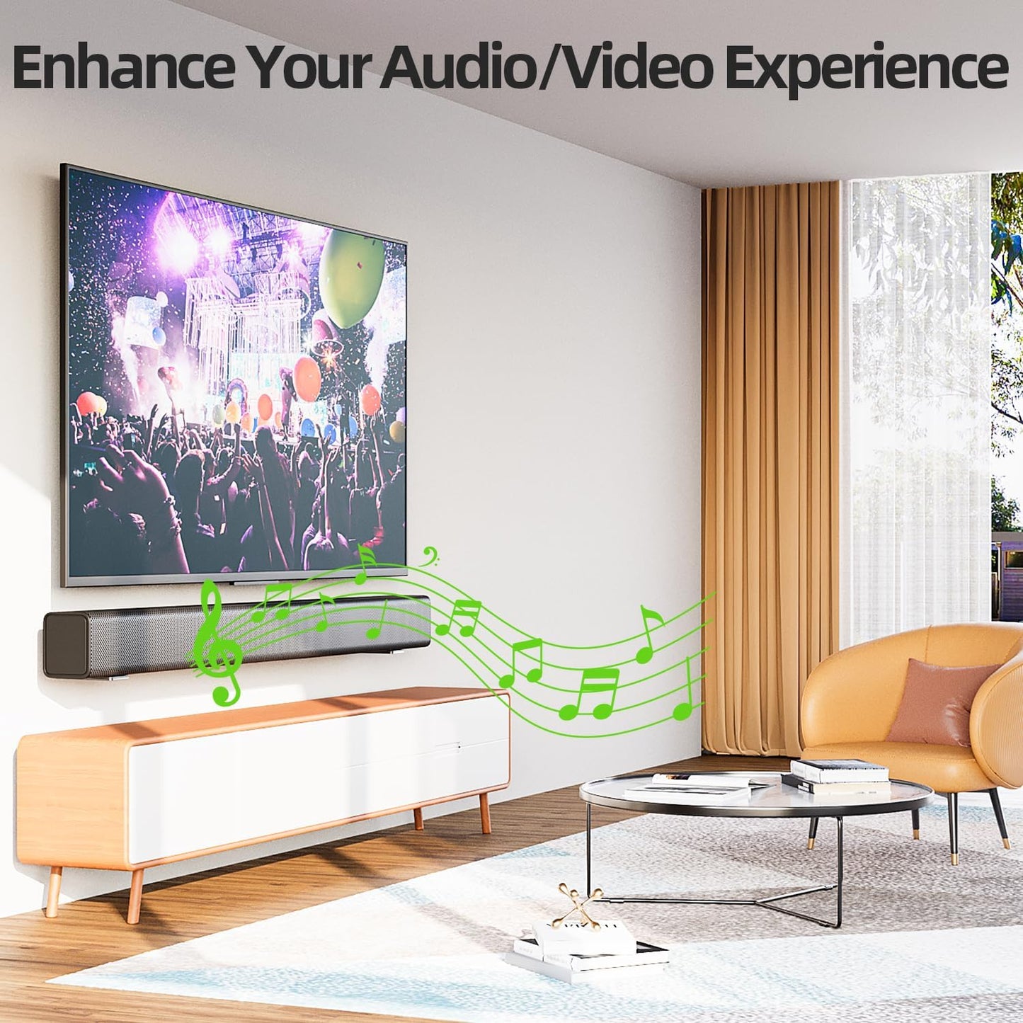 USX MOUNT 1 Soundbar Mount for Samsung, Sony, LG, Vizio, Bose, Onn & More Sound Bar Mounts-Universal Soundbar Mounting