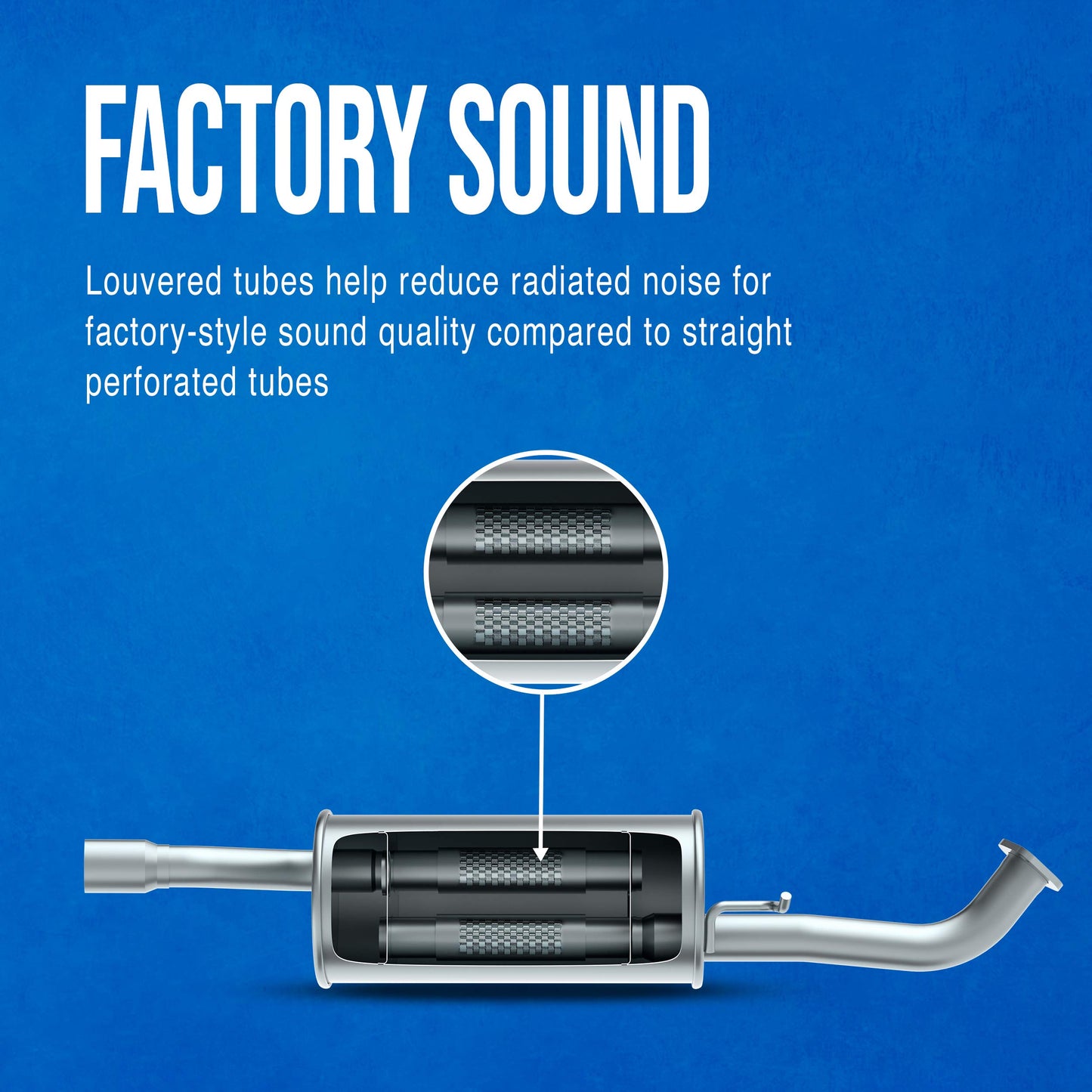 Walker SoundFX 18908 Direct Fit Exhaust Muffler for Isuzu Rodeo