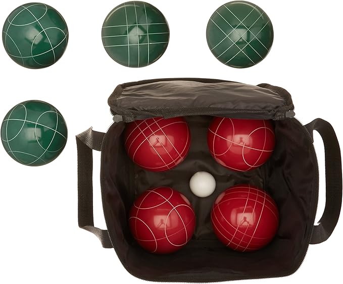 Amazon Basics 100mm Bocce Ball Set