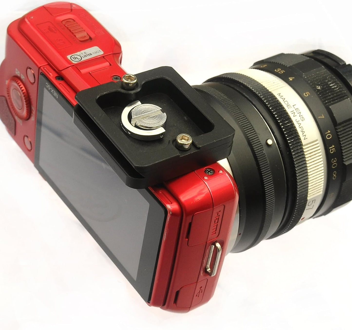 Fotasy 40mm 40 mm Arca Swiss Plate, QR Plate, Quick Release Plate, Small Arca Plate, Tiny Quick Release Plate fits