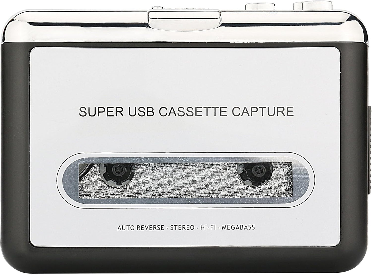 Cassette Cassette Cassette Reshow Tape Player Portable Tape Player Audio to Digital Converter, Compatible with Laptops