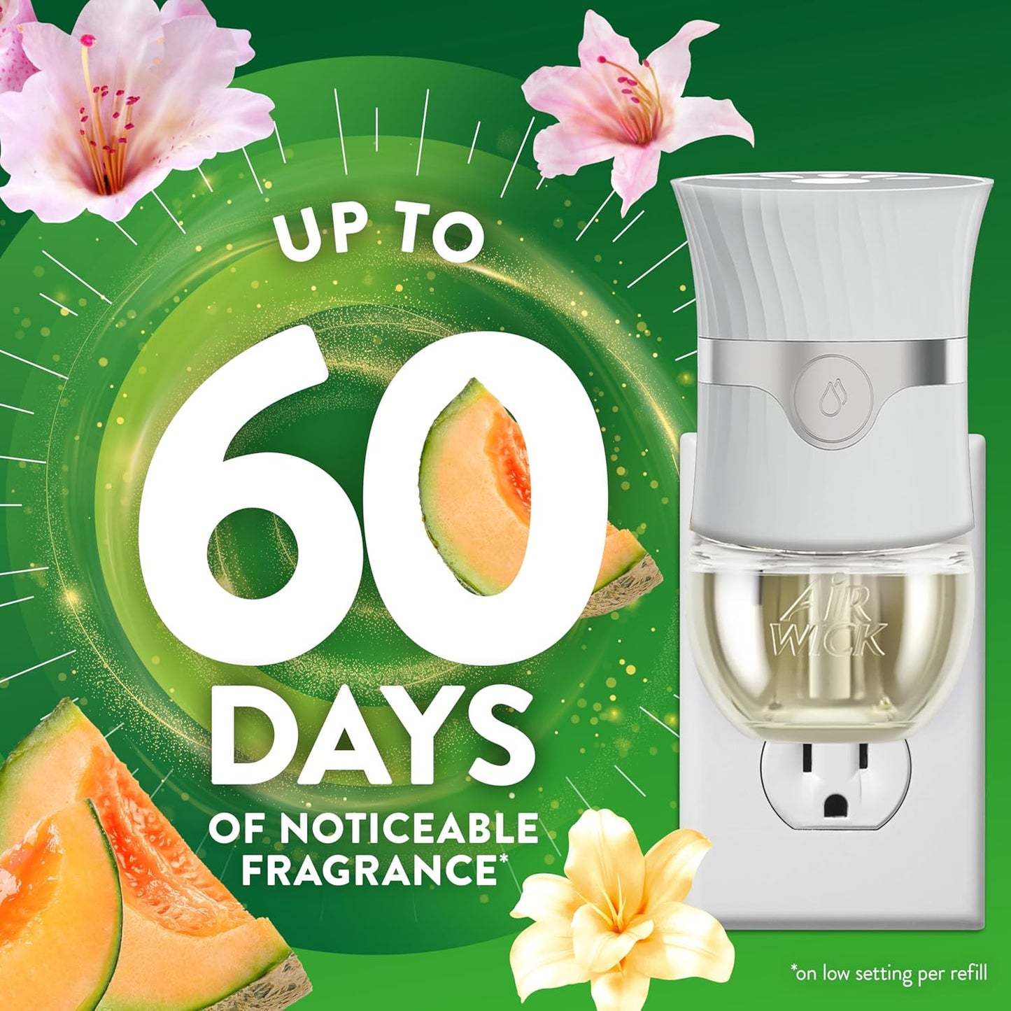 Air Wick Scented Oil Refill - Summer Delights | 10ct Eco-Friendly Air Freshener