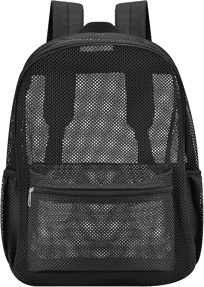 Oraben Duty Mesh Backpacks for Adults,See Through Backpack for Swimming Work Outdoor, Diving Backpack Carry Portable Oxygen Concentrators