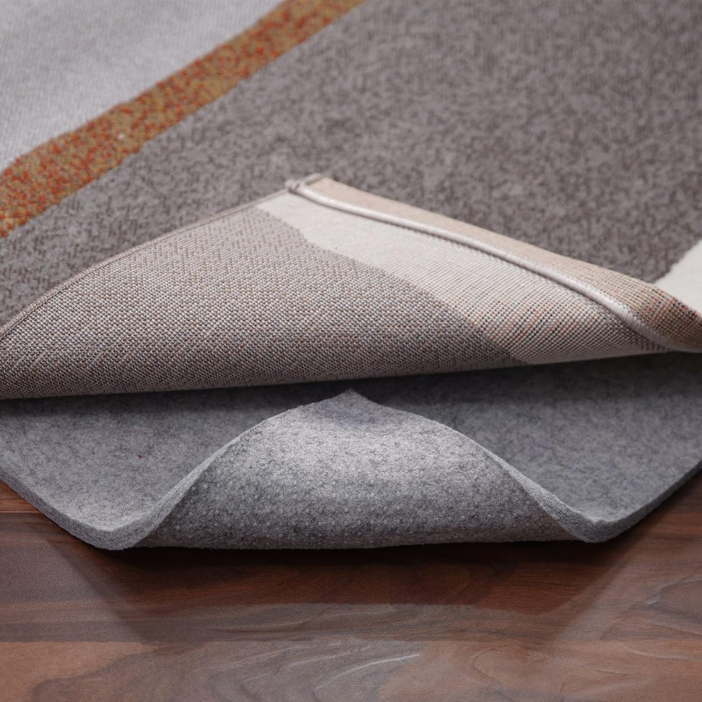 Skiennix Non-Slip Rug Pad Gripper - Extra Thick 1/4” Felt for Area Rugs & Hardwood Floors - 8x10 Feet
