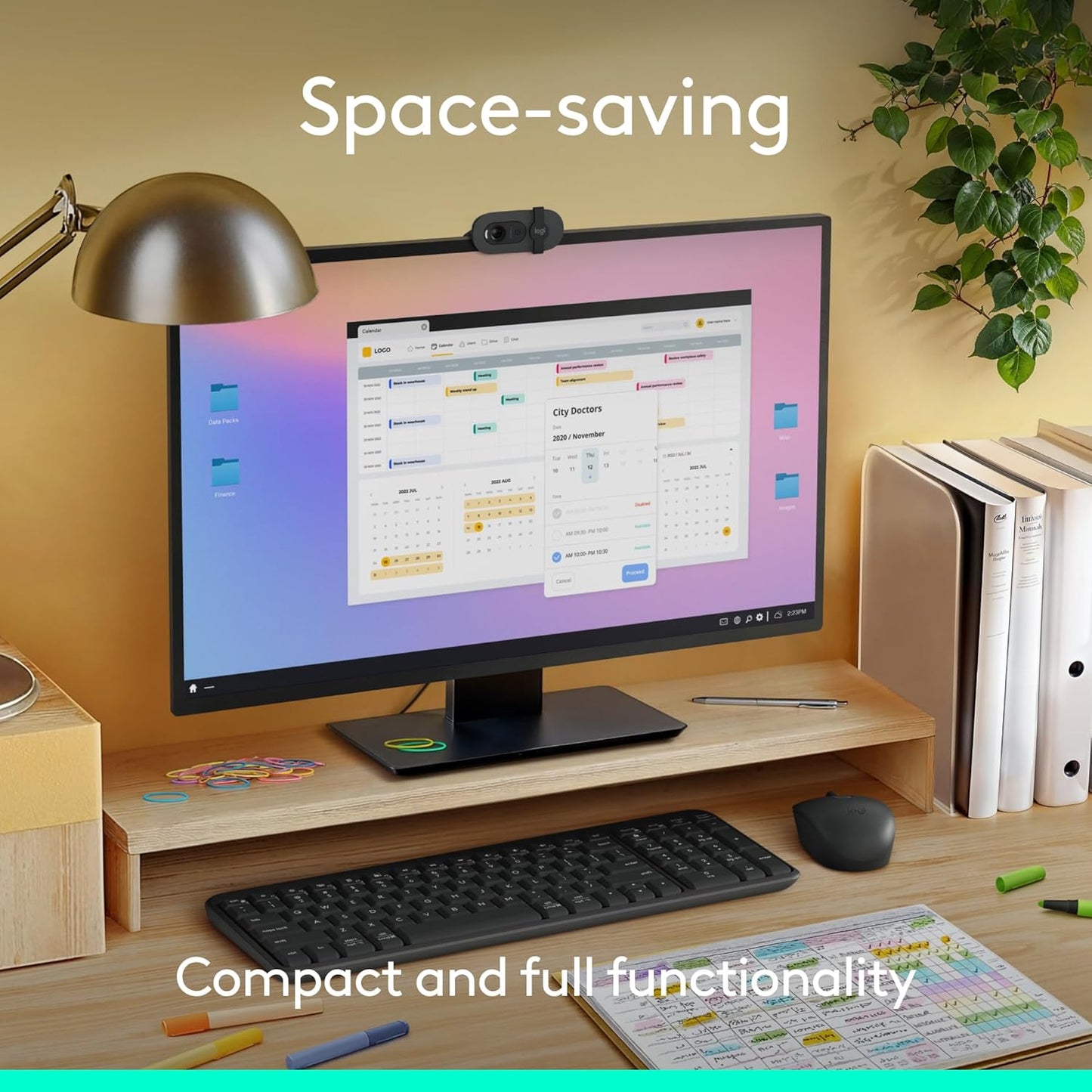 Logitech K250 Bluetooth Keyboard with Numpad, Easy Connectivity, Compact Wireless Keyboard Made with Recycled Plastic