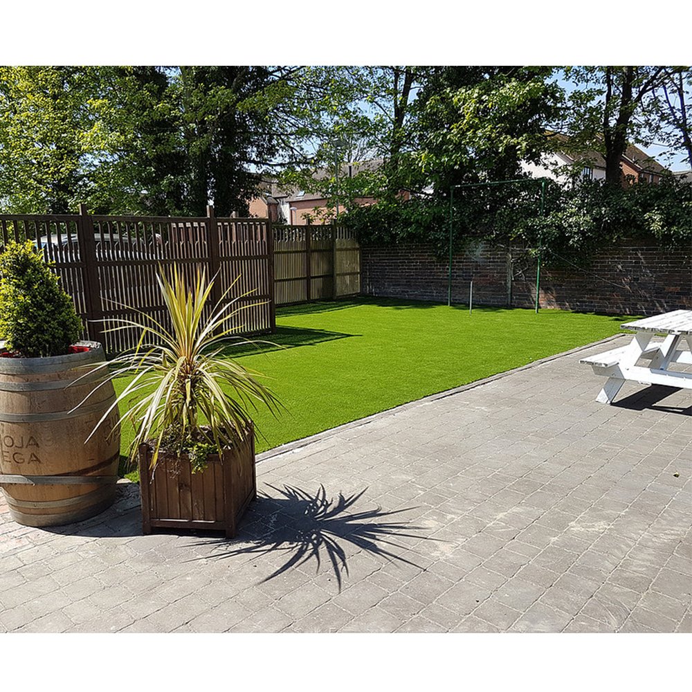 ALTRUISTIC Premium Artificial Grass Drainage Holes & Rubber Backing,6.5 ft x10 ft, 70 oz /1.38 Inch Pile Height Realistic Synthetic Grass Mat Extra-Heavy & Soft Pet Turf Fake Grass for Dogs Outdoor