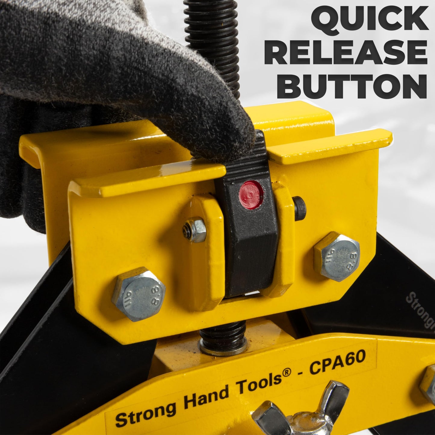 Strong Hand Tools, Pipe Alignment Clamp, Pipe Diameter Capacity: 2" - 6", Fit-Up Clamp, Quick Acting Screws, Stainless Steel Contact Adjustment Screws, CPA60