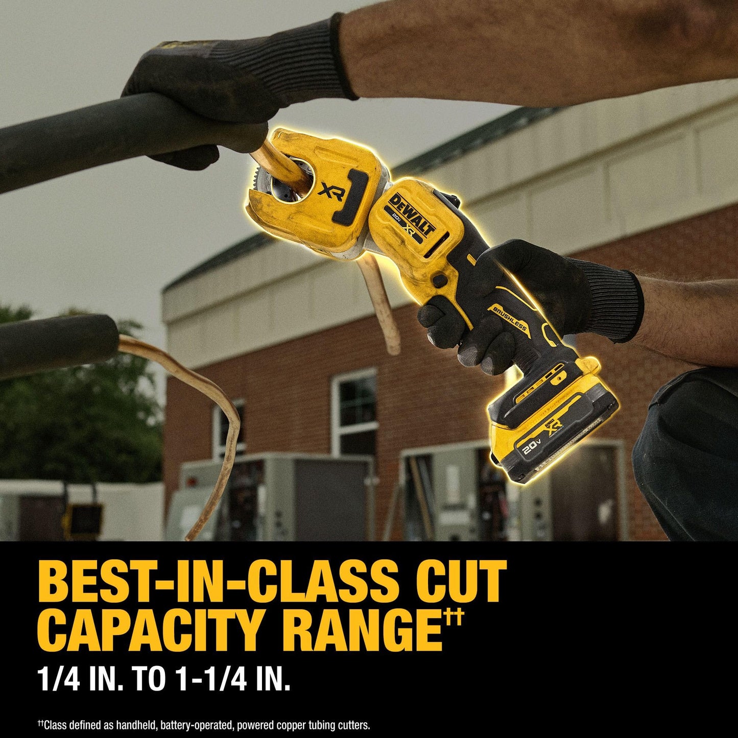 DEWALT 20V MAX XR 1-1/4 in. Copper Tubing Cutter Kit (DCE154E1)