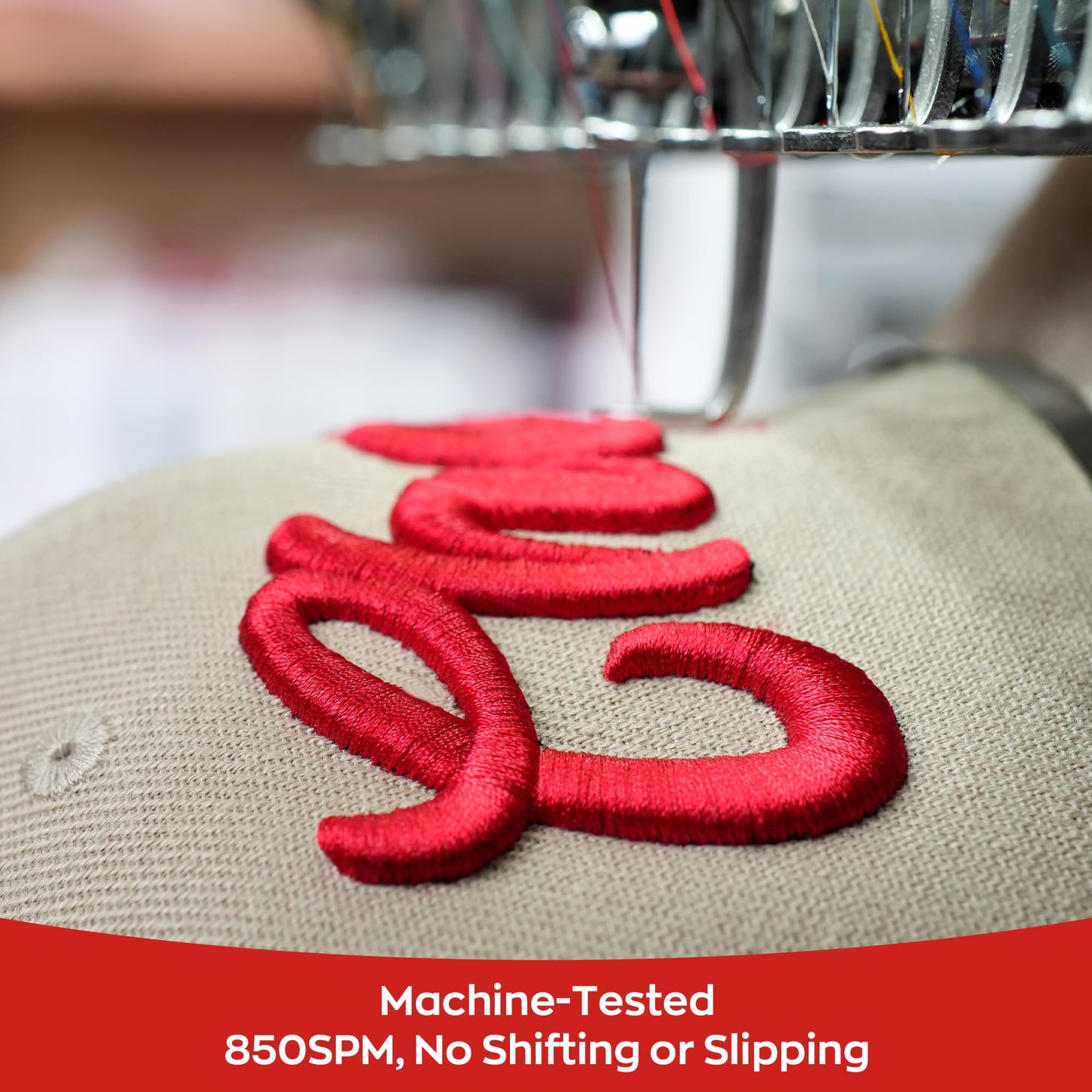 3D Embroidery Puffy Foam+ Cut Away Stabilizer 12" x 50 +60 Colors Embroidery Thread+ Magsnap Bobbins