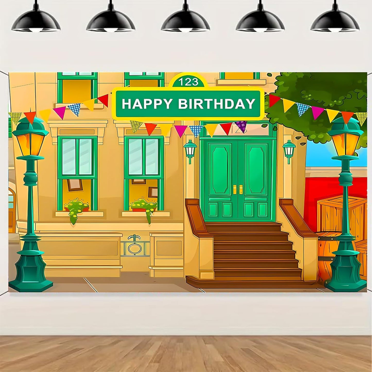 Generic 1st 7x5 Photography Background Crayon Stationery Birthday Backdrop Street House Baby Shower Background