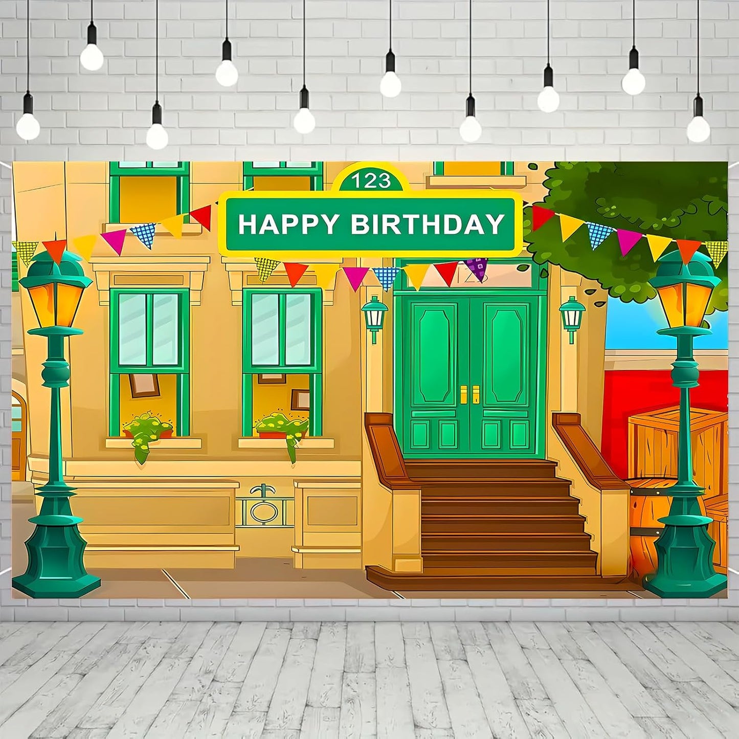 Generic 1st 7x5 Photography Background Crayon Stationery Birthday Backdrop Street House Baby Shower Background