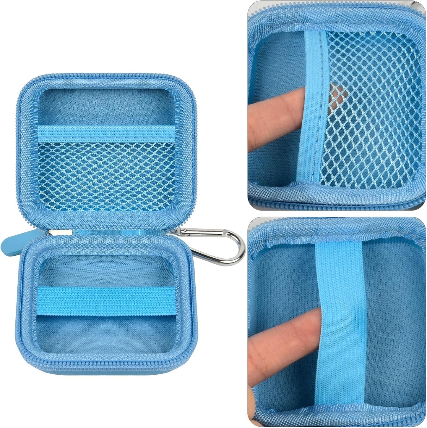 Comecase A-SKU-0485 Chip Card Reader Scanner Case, Hard Carrying Bag Holder Fits Square Contactless and Chip Reader