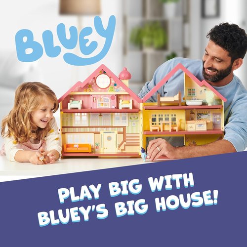 Bluey - XL Ultimate Interactive House Playset for Kids | Lights, Sounds & Dance Floor | Ages 3+