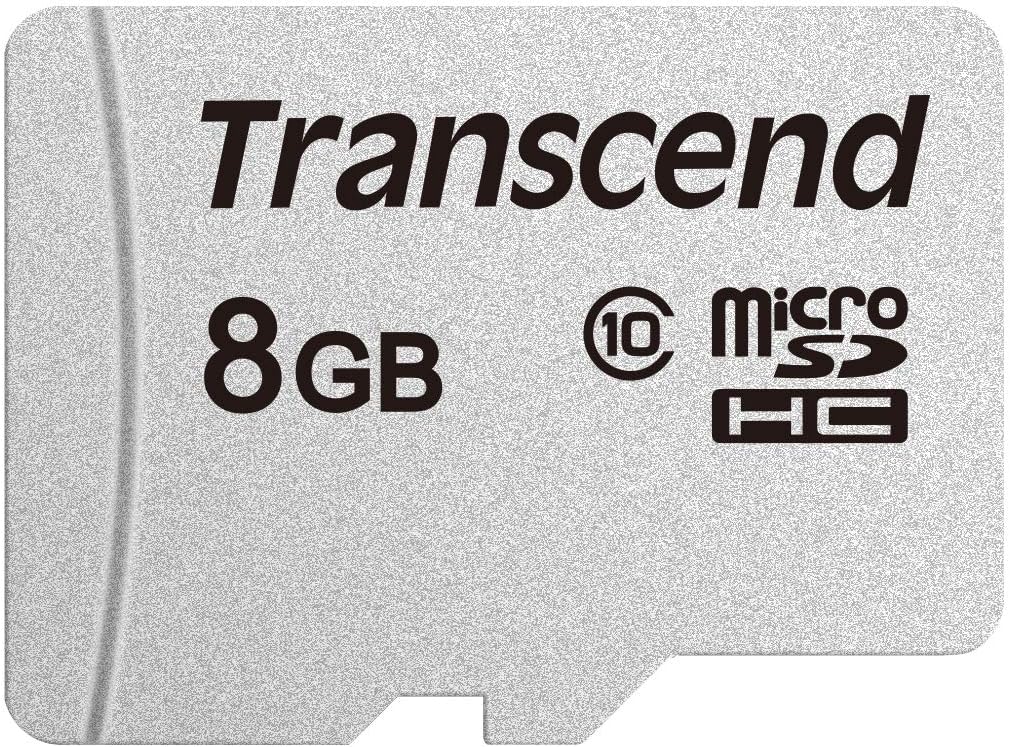 Transcend 8GB C10, Nintendo-Switch/GoPro/Insta360/Surveillance microSDHC Micro SD Card Full HD Video Memory Card