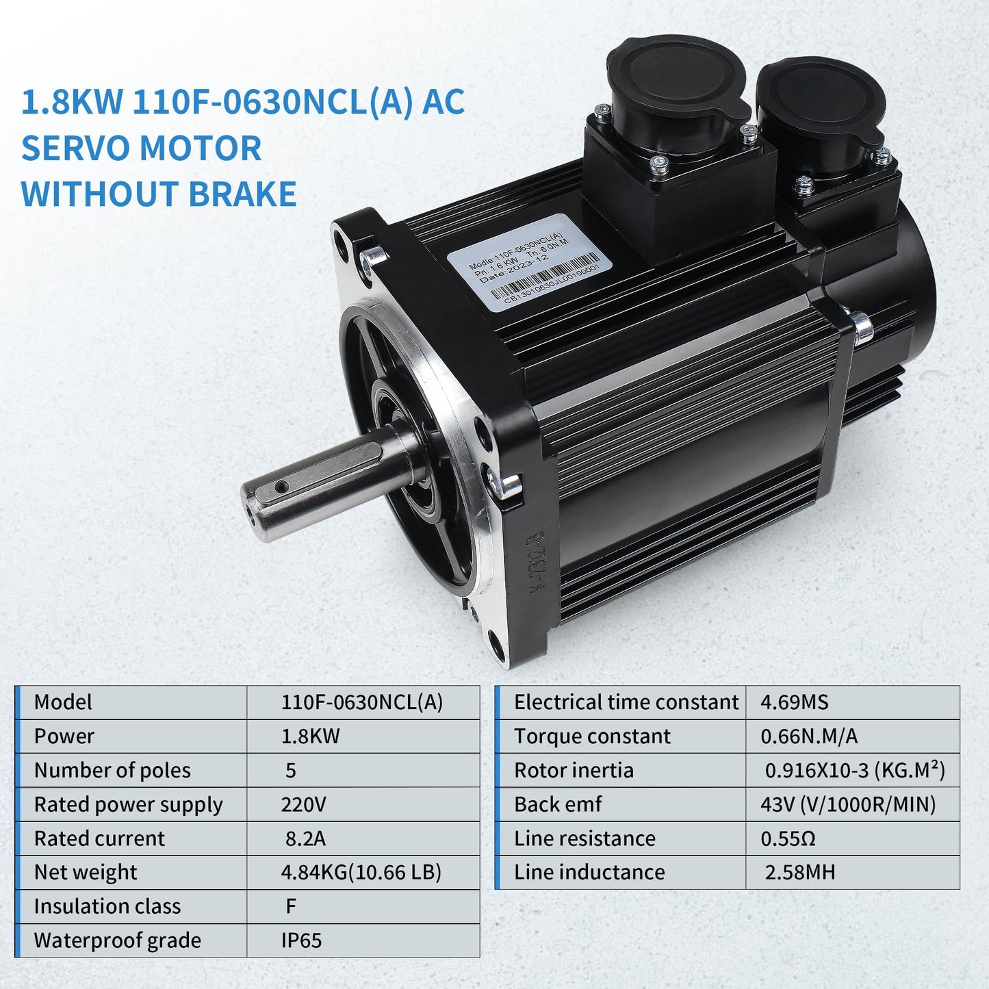 CNCTOPBAOS 1.8KW AC Servo Motor Driver Kit 3000rpm/4000rpm 220V 5.7Nm/16Nm 1800W CNC Servo Driver Controller System with 17-bit Encoder for CNC Automatic Device/Cutting Engraving Milling Lathe Machine