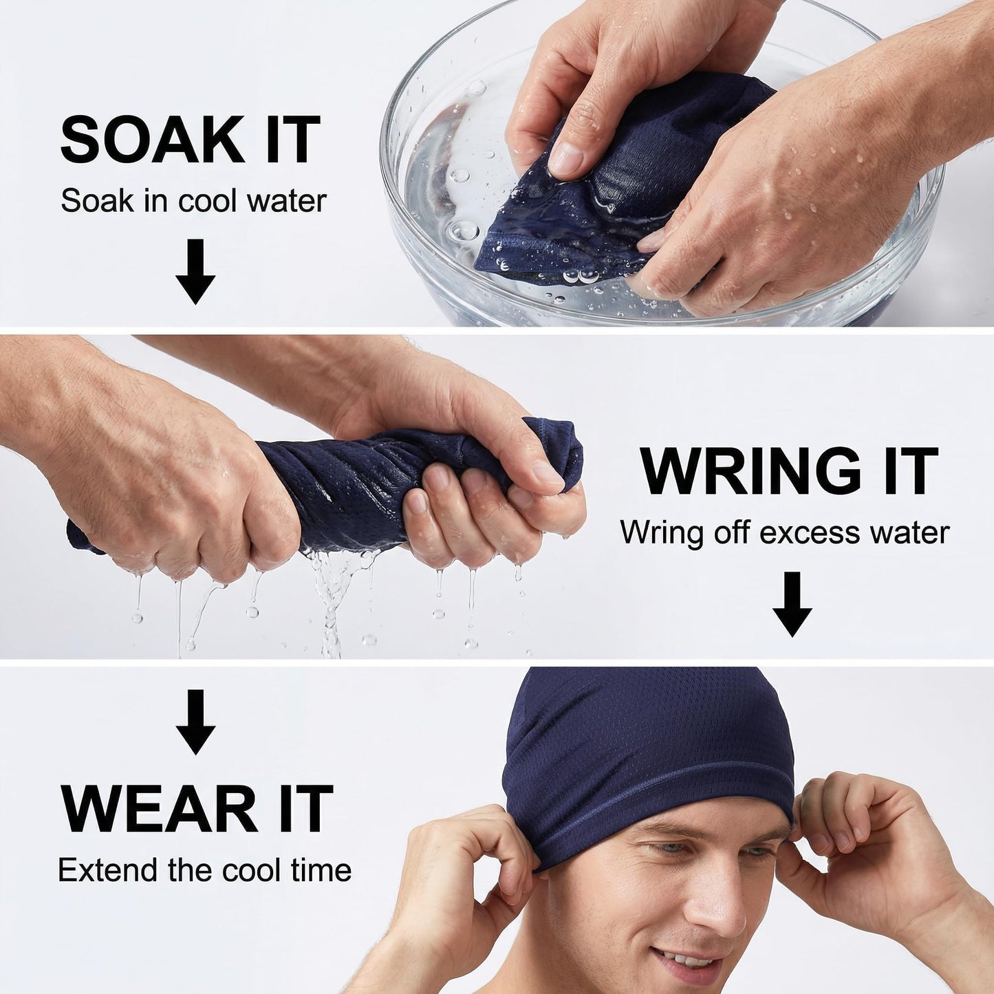 LONGLONG 2 Pack Summer Beanies - Lightweight Breathable Cooling Skull Caps for Women Men Sports & Daily Wear