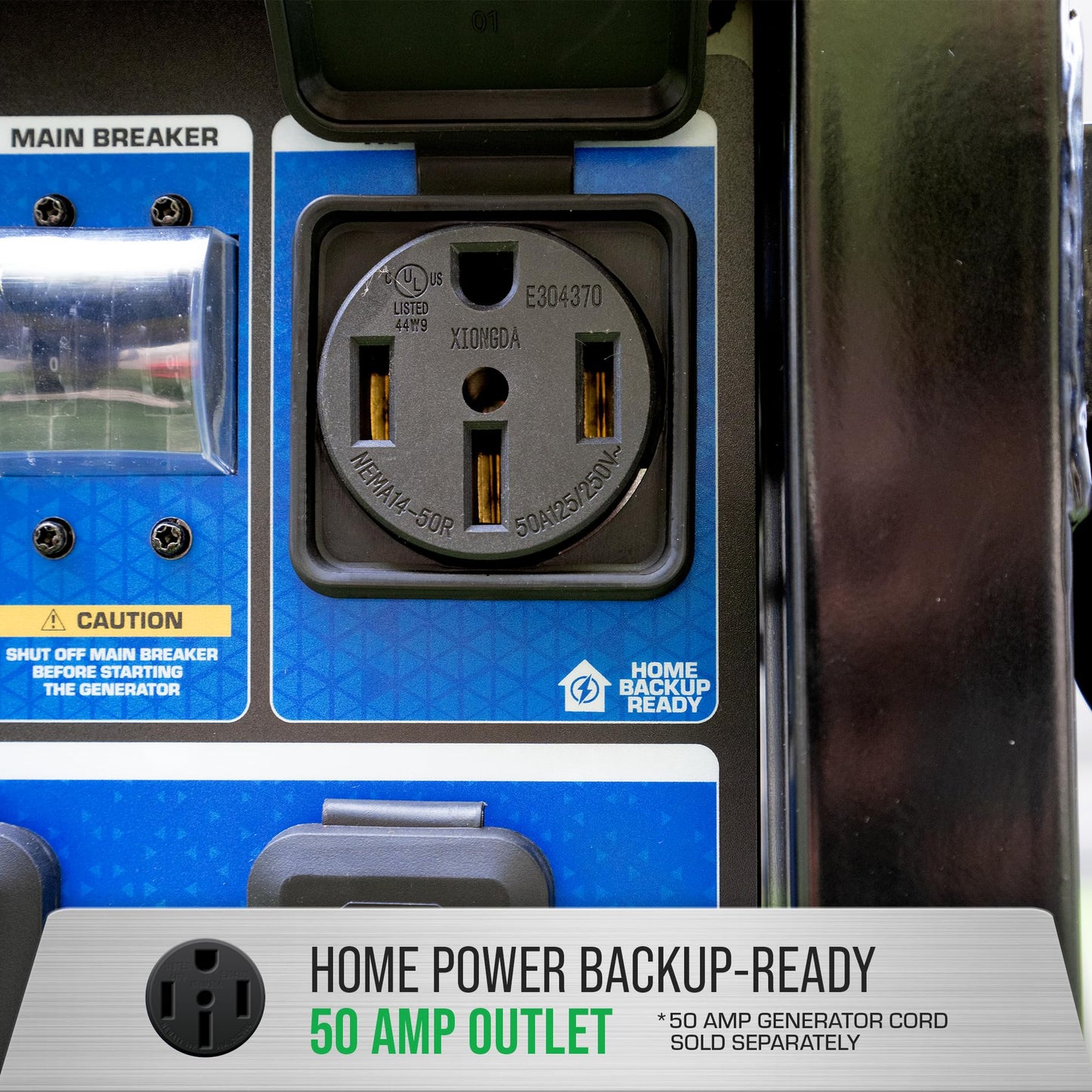 DuroMax XP15000HX 15,000-Watt Dual Fuel Portable Generator - Gas & Propane, Remote Electric Start, Whole Home Power Backup, Transfer Switch Ready, RV & Emergency Ready
