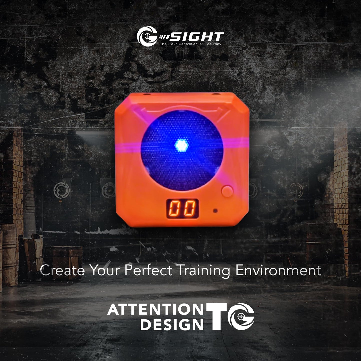 Shoot and No-Shoot Mini Target – Dry Fire System with Smart Color Response for Real-Time Reaction Training - Train at Home, Stay Sharp & Build Skills with an Advanced Shooting Training System