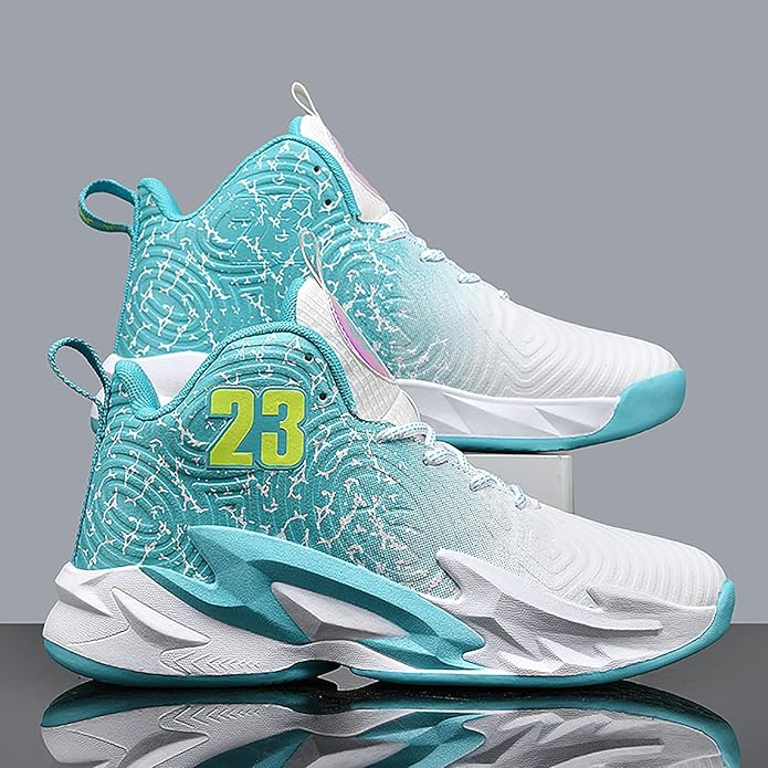 Boys Basketball Shoes Breathable Indoor Athletic Shoes Youth Outdoor Fashion Sneakers Comfortable Basketball Shoes for Girls