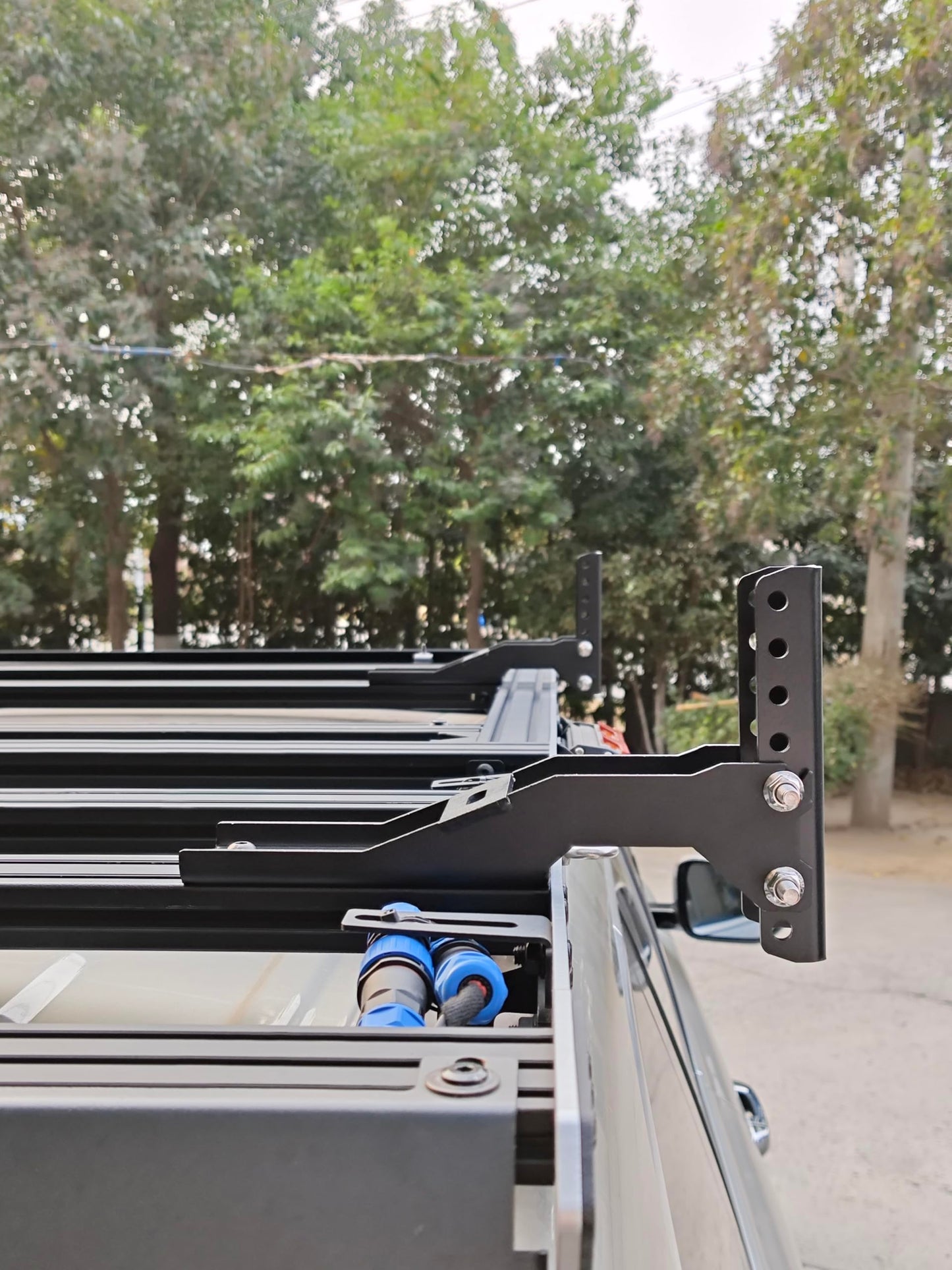 Heavy Duty 270 Degree Roof Rack Awning Bracket 4mm Stainless Steel Universal Fit Sun Seeker Awning Holder