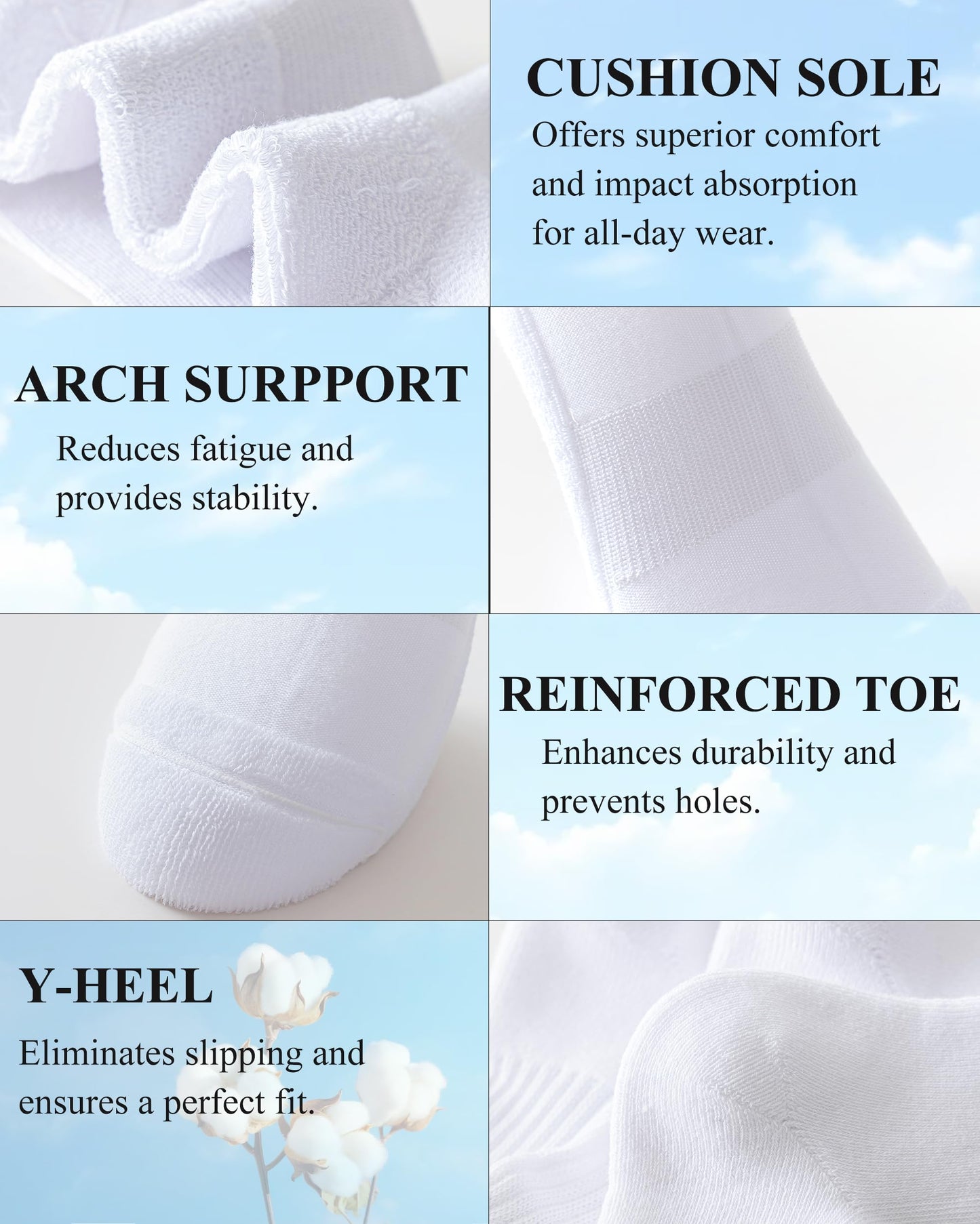 Mcool Mary Women's Ruffle Athletic Crew Socks,Cotton Cushioned Ankle Socks,Cute Frilly Running Tennis Sock with Arch Support for Girls Size L