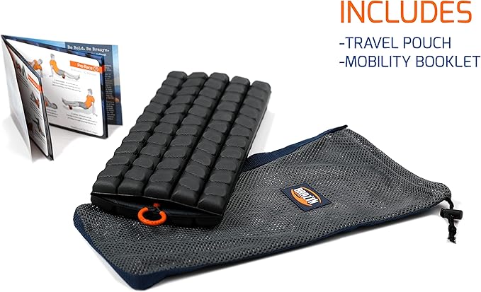 Morph Foam Roller (Alpha-Midnight) Collapsible Travel Foam Roller for Back Pain Relief, Workout Muscle Recovery, Back Massager, Deep Tissue Leg Massage, Back Cracker, Stretcher; Small, Portable