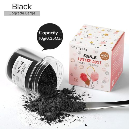 Cherrysea Edible Luster Dust - Tasteless Food-Grade Cake Dusting Powder | 10 Grams for Baking