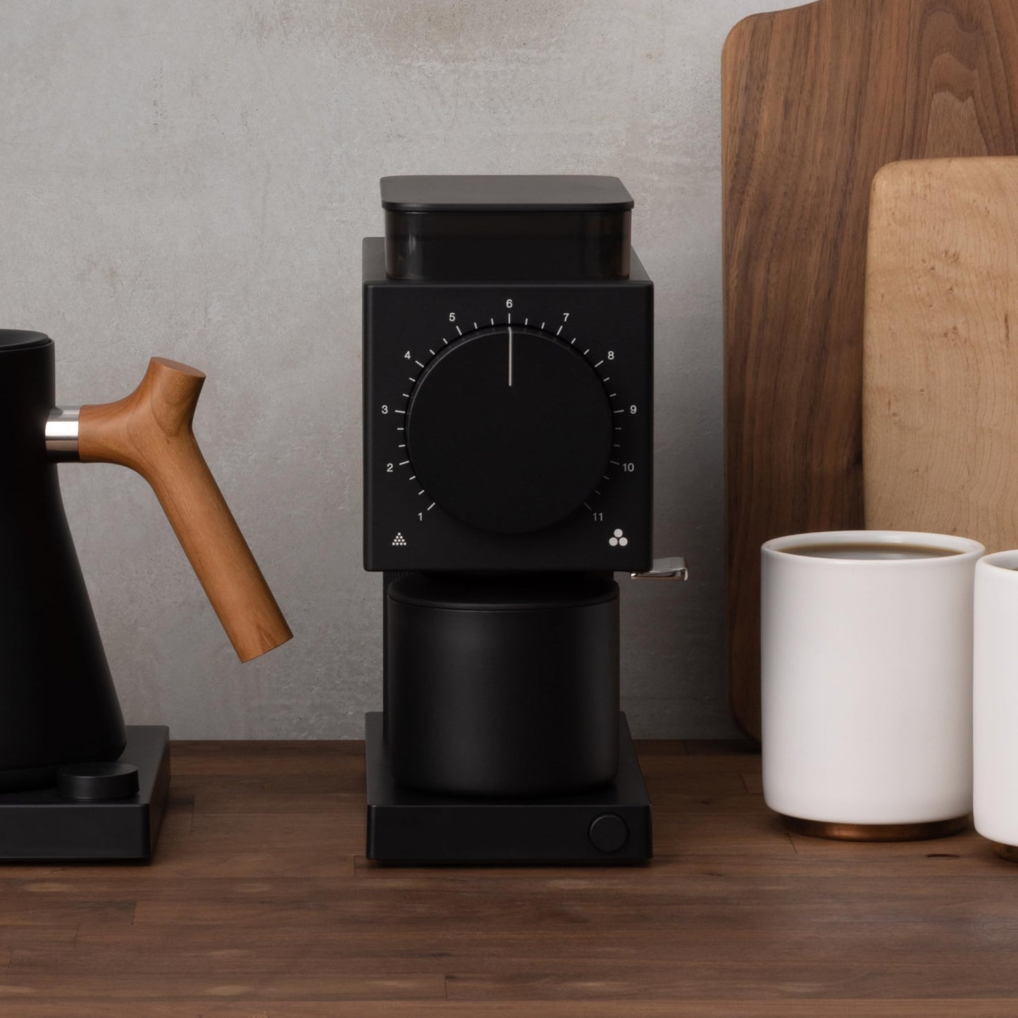 Fellow Ode Gen 2 64mm Flat Burr Coffee Grinder, Single Dose, 31 Grind Settings, Electric, Stainless Steel, Quiet & Anti-Static for Pour Over, French Press & Cold Brew – Matte Black